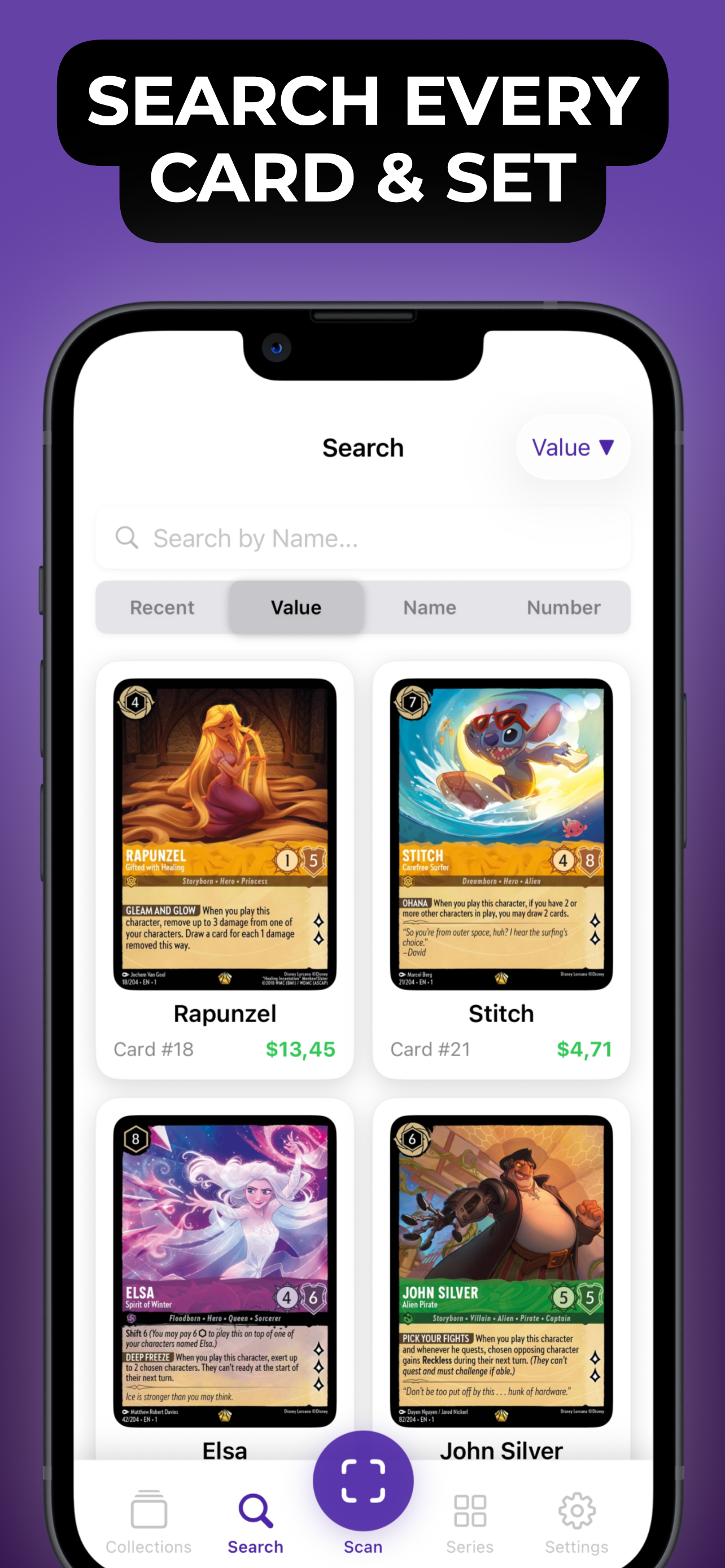Lorcana Scanner Collection View